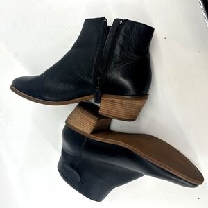 Cole Haan Women's Joanna Ankle Bootie Black Leather Size 6b- Regular